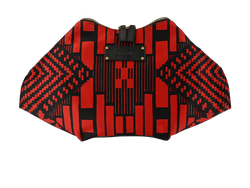 De Manta Clutch, Satin, Red/Black, 506631, 2*